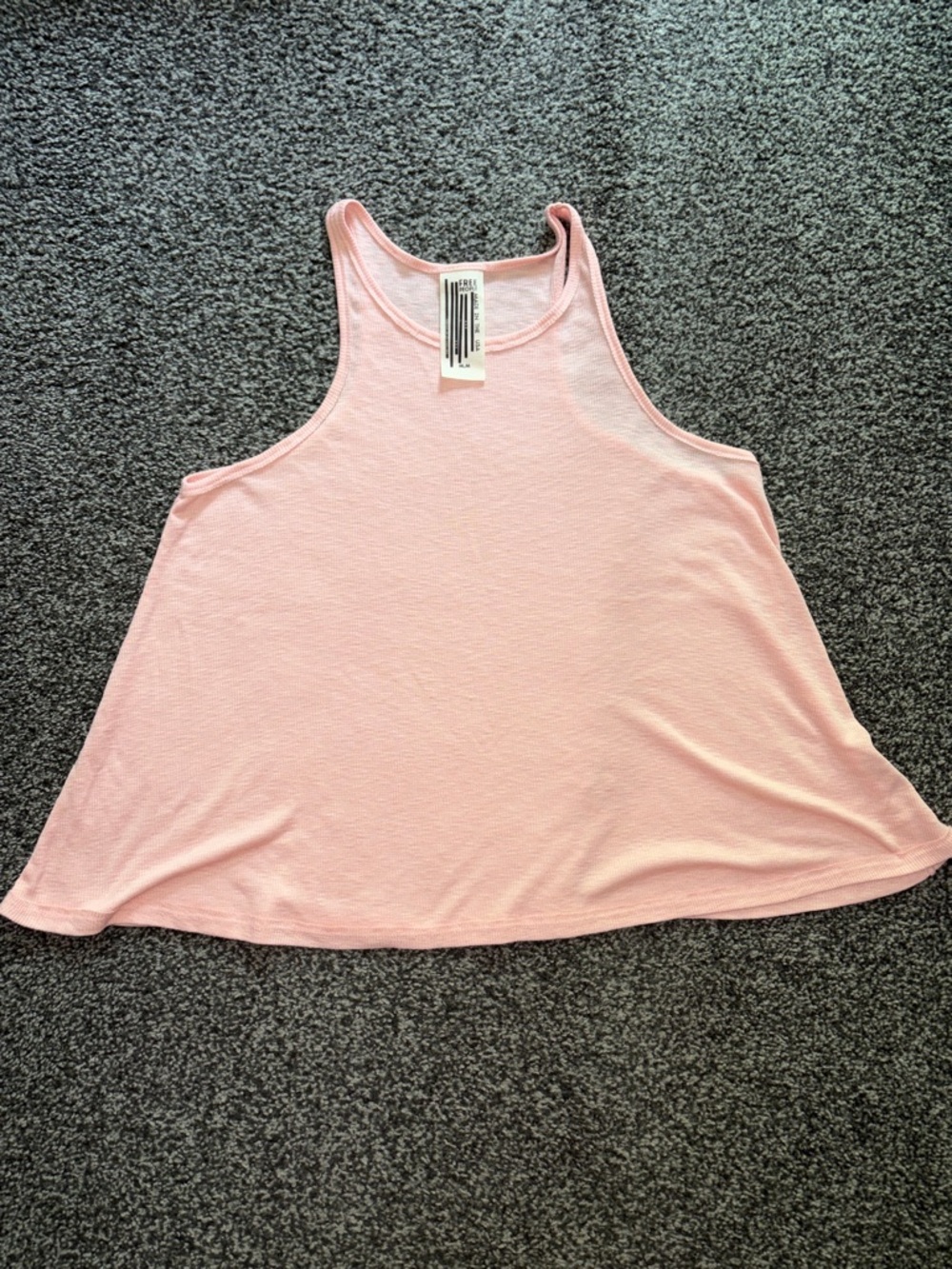Free People Swing Sleeveless Tank Top Soft Lightweight Light Pink Size Medium